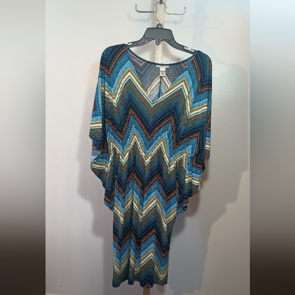 Amanda Lane Multicolor Patterned Dress